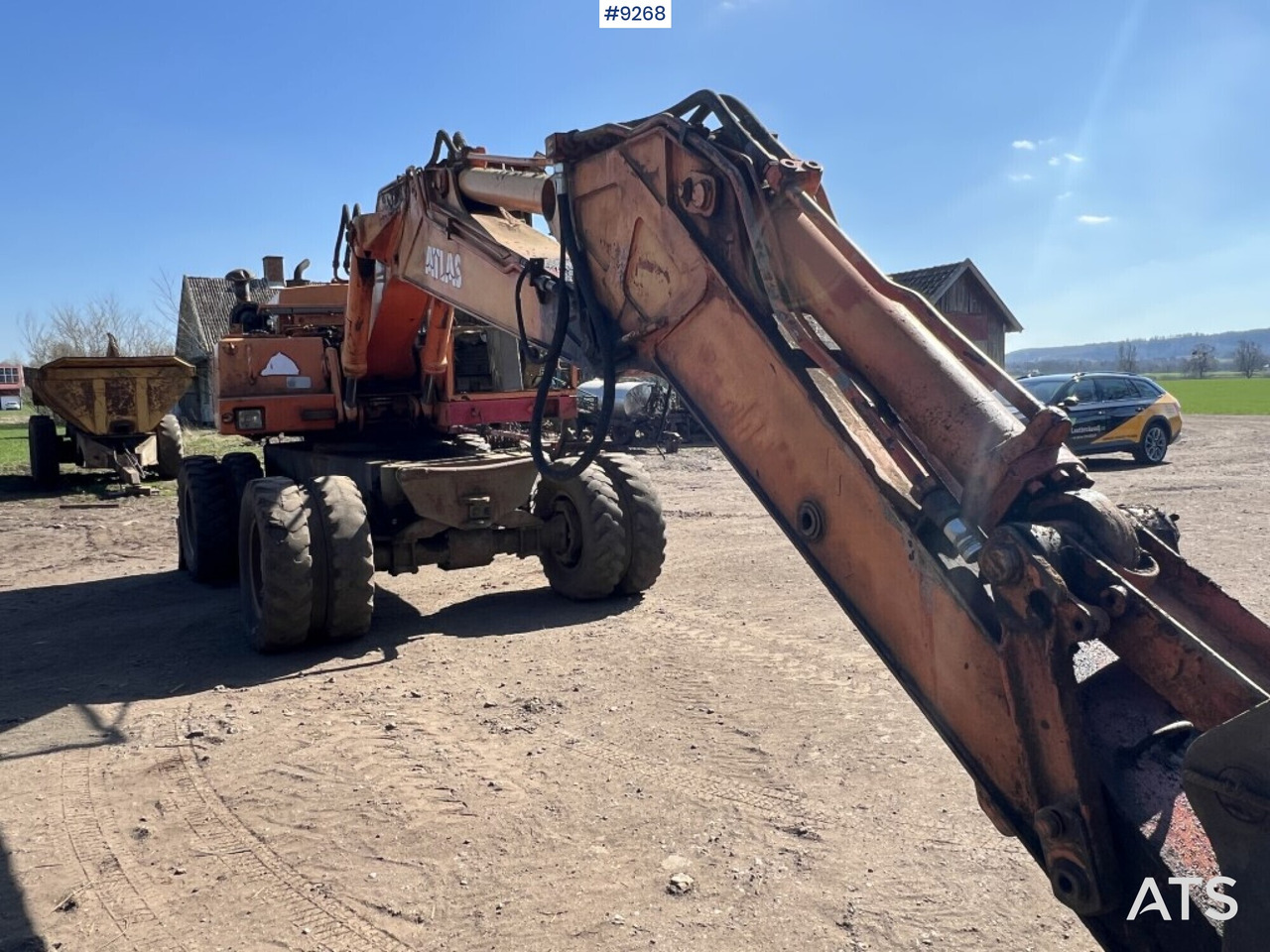 Wheel excavator Atlas 1302E - Rep object - Pelle sur pneus: photos 3 Wheel excavator Atlas 1302E - Rep object - Pelle sur pneus: photos 3