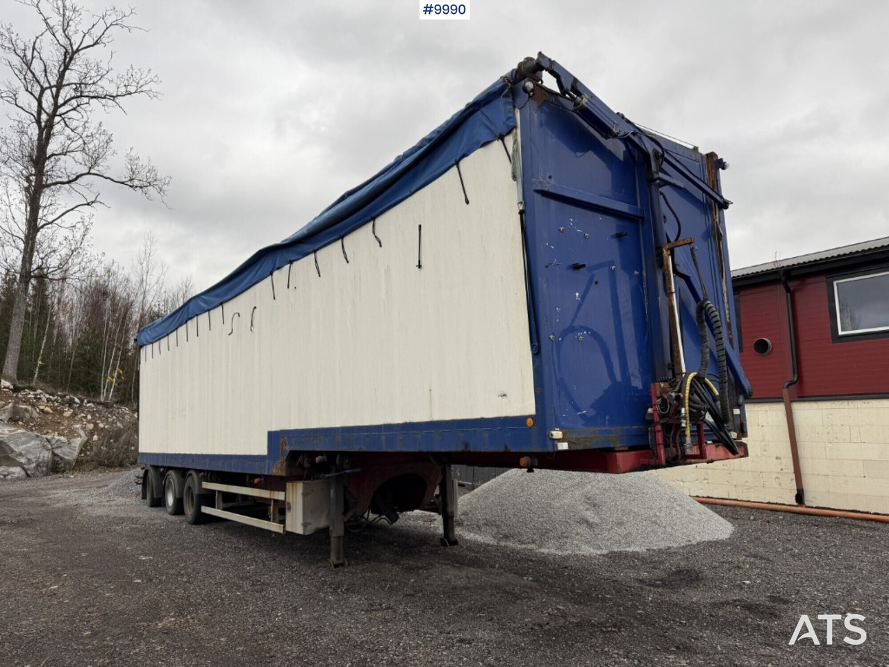 Wood chip trailer Kilafors TNRBM3CFTS-45-1 - Semi-remorque benne: photos 1 Wood chip trailer Kilafors TNRBM3CFTS-45-1 - Semi-remorque benne: photos 1