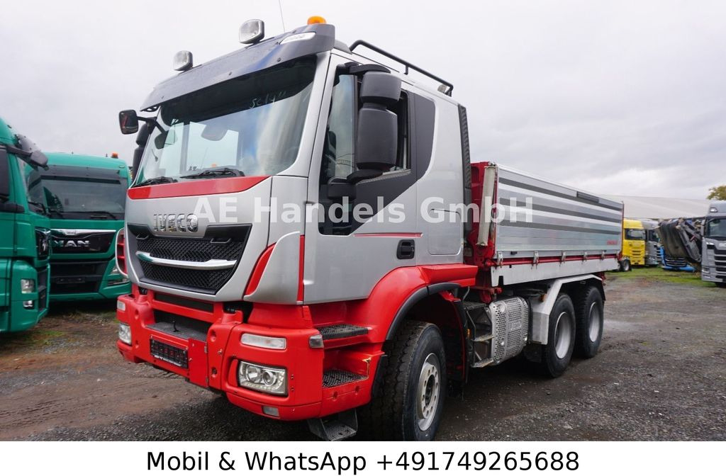 Iveco Trakker 500 BL 6x4 *Retarder/11m³/Wechselkipper - Camion porte-conteneur/ Caisse mobile: photos 2 Iveco Trakker 500 BL 6x4 *Retarder/11m³/Wechselkipper - Camion porte-conteneur/ Caisse mobile: photos 2