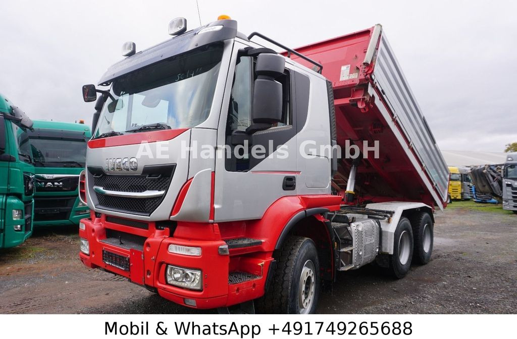 Iveco Trakker 500 BL 6x4 *Retarder/11m³/Wechselkipper - Camion porte-conteneur/ Caisse mobile: photos 1 Iveco Trakker 500 BL 6x4 *Retarder/11m³/Wechselkipper - Camion porte-conteneur/ Caisse mobile: photos 1
