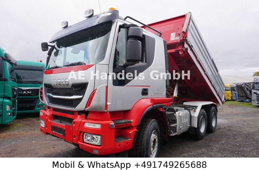 Iveco Trakker 500 BL 6x4 *Retarder/11m³/Wechselkipper - Camion benne: photos 1 Iveco Trakker 500 BL 6x4 *Retarder/11m³/Wechselkipper - Camion benne: photos 1