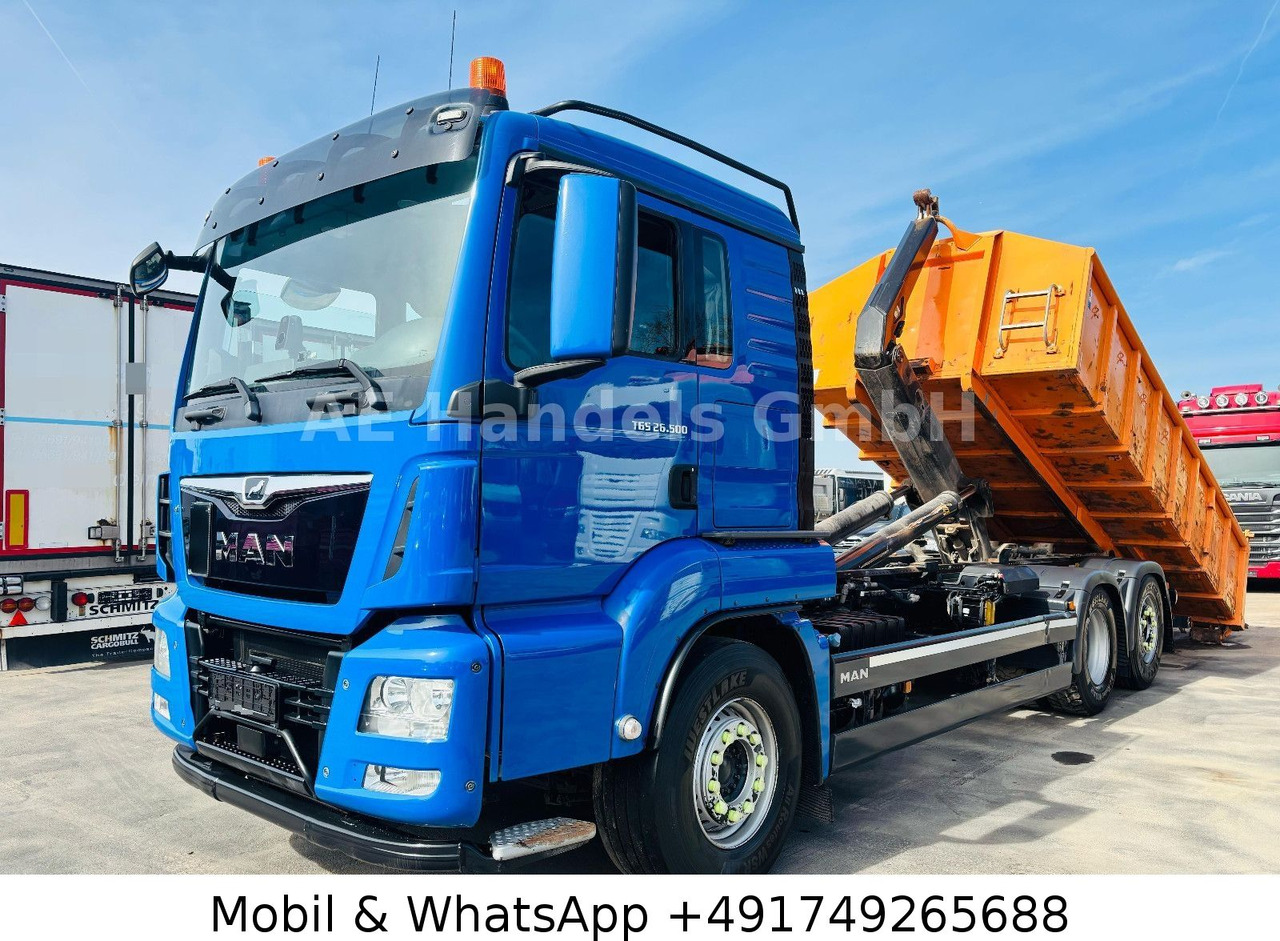 MAN TGS 26.500 L BL 6x2 *Retarder/Lenk+Lift/MEILLER - Camion ampliroll, Camion grue: photos 1 MAN TGS 26.500 L BL 6x2 *Retarder/Lenk+Lift/MEILLER - Camion ampliroll, Camion grue: photos 1