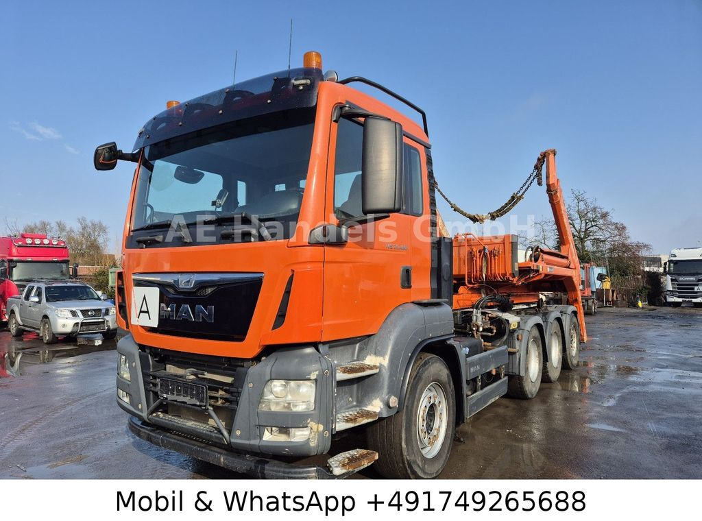 MAN TGS 35.480 M BL 8x4 *Intarder/Palfinger-T26  - Camion ampliroll: photos 1 MAN TGS 35.480 M BL 8x4 *Intarder/Palfinger-T26  - Camion ampliroll: photos 1