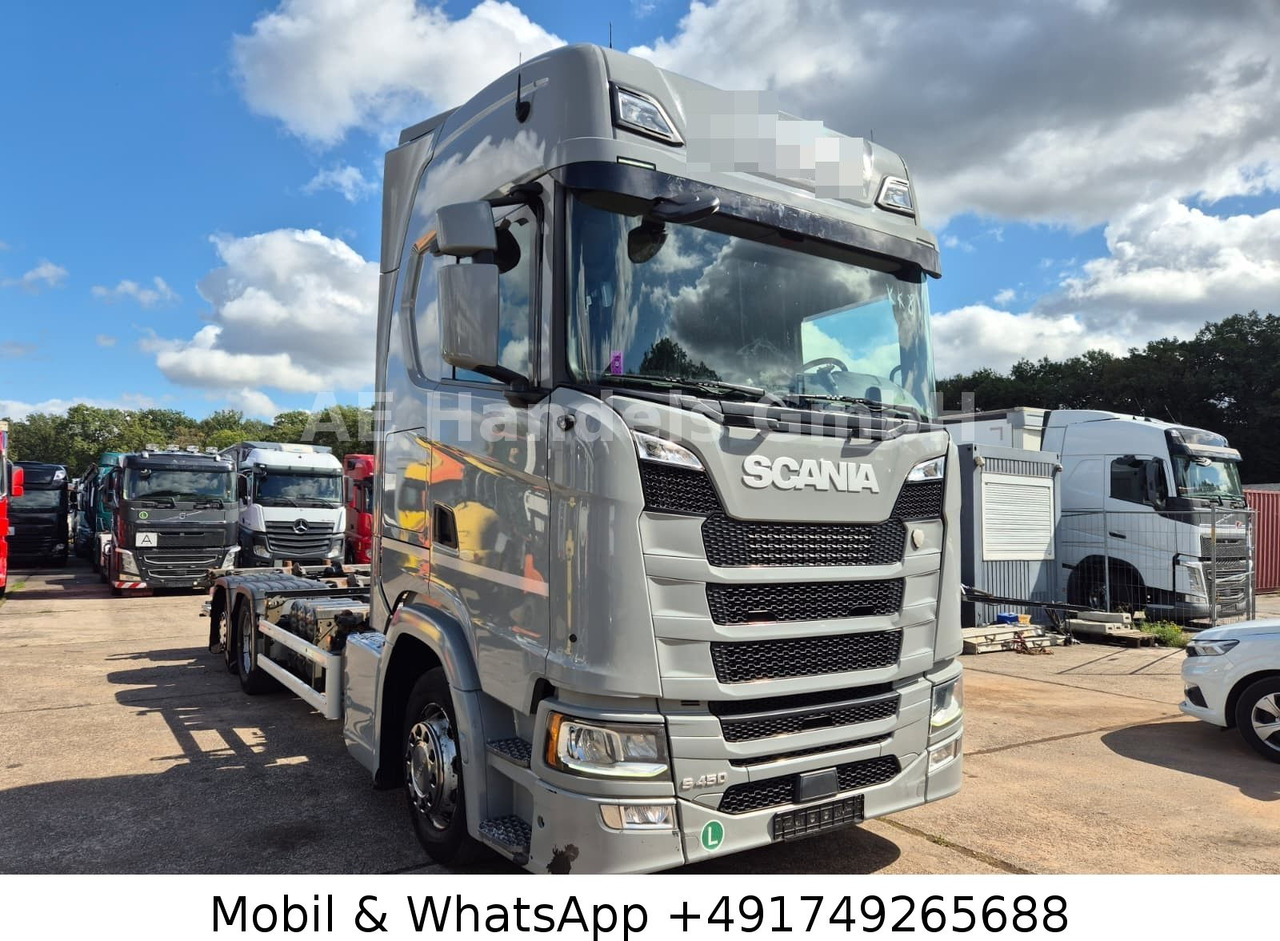 Scania S450 HighLine BDF *Retarder/Lenk+Lift/Multi/LBW - Camion porte-conteneur/ Caisse mobile: photos 1 Scania S450 HighLine BDF *Retarder/Lenk+Lift/Multi/LBW - Camion porte-conteneur/ Caisse mobile: photos 1