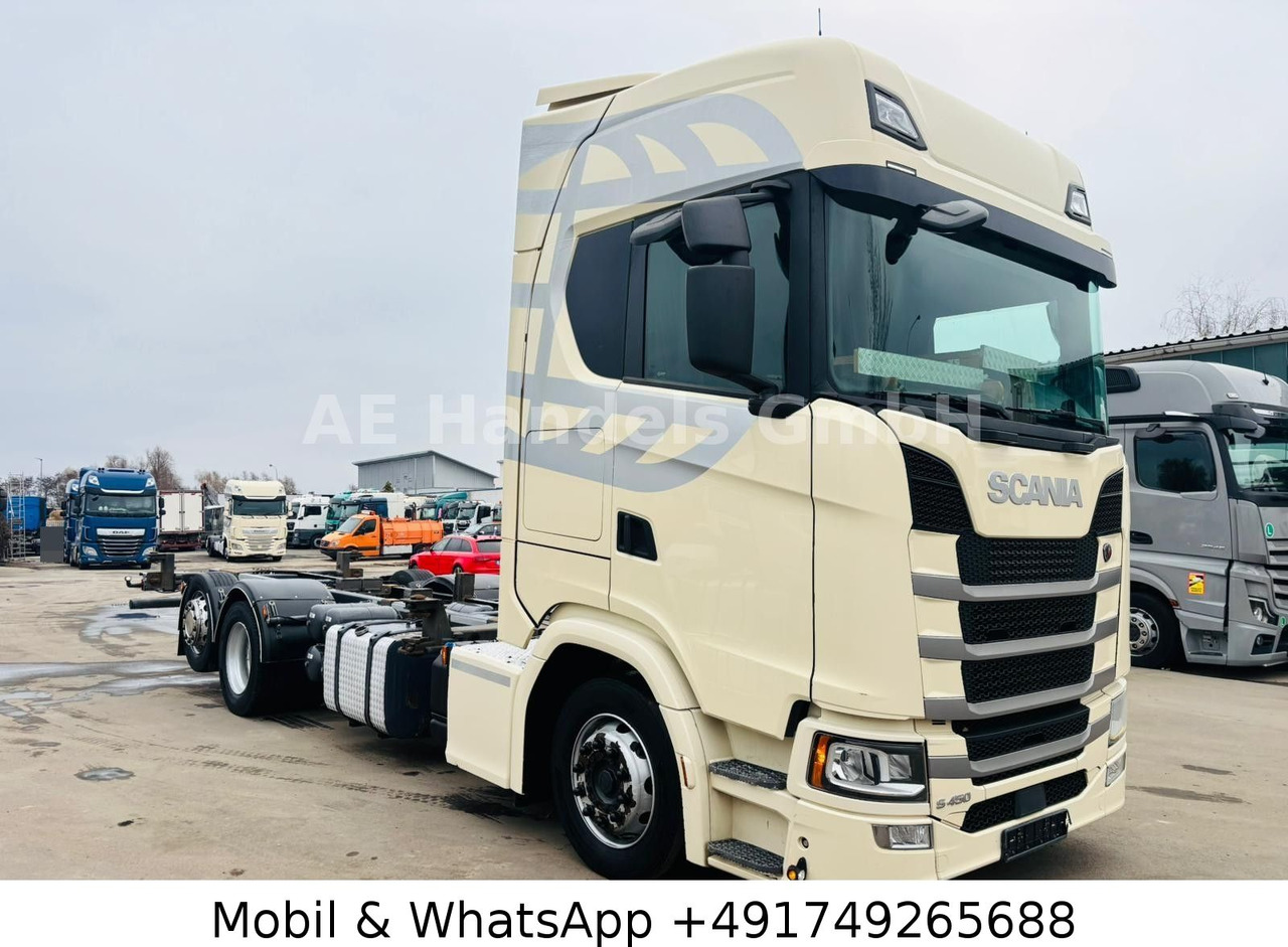 Scania S450 HighLine LL 6x2 BDF*Retarder/AHK/2xTank/ACC - Camion porte-conteneur/ Caisse mobile: photos 1 Scania S450 HighLine LL 6x2 BDF*Retarder/AHK/2xTank/ACC - Camion porte-conteneur/ Caisse mobile: photos 1