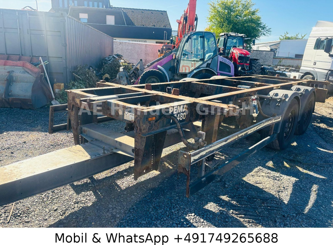 Remorque châssis Schmitz Cargobull ZWF 18/L Tandem BDF Tiefgekoppelt*Scheibenbremse: photos 7 Remorque châssis Schmitz Cargobull ZWF 18/L Tandem BDF Tiefgekoppelt*Scheibenbremse: photos 7