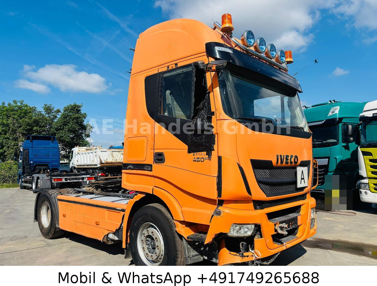 Tracteur routier Iveco Stralis 460 Hi-Way BL *EEV/Hydr./Seitenspoiler: photos 7