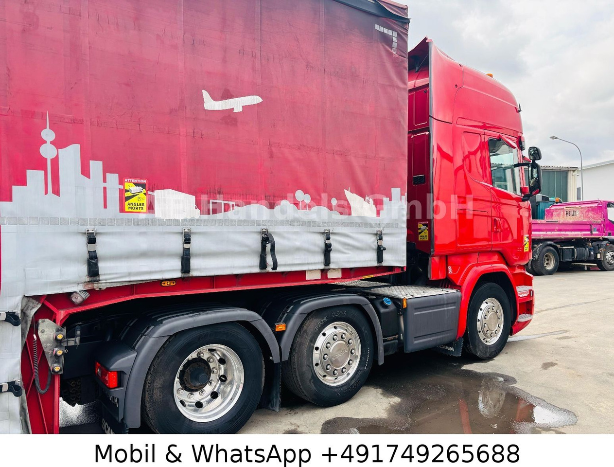 Scania R580 V8 TopLine BL 6x2*Retarder/Standklima/Alcoa - Tracteur routier: photos 4 Scania R580 V8 TopLine BL 6x2*Retarder/Standklima/Alcoa - Tracteur routier: photos 4