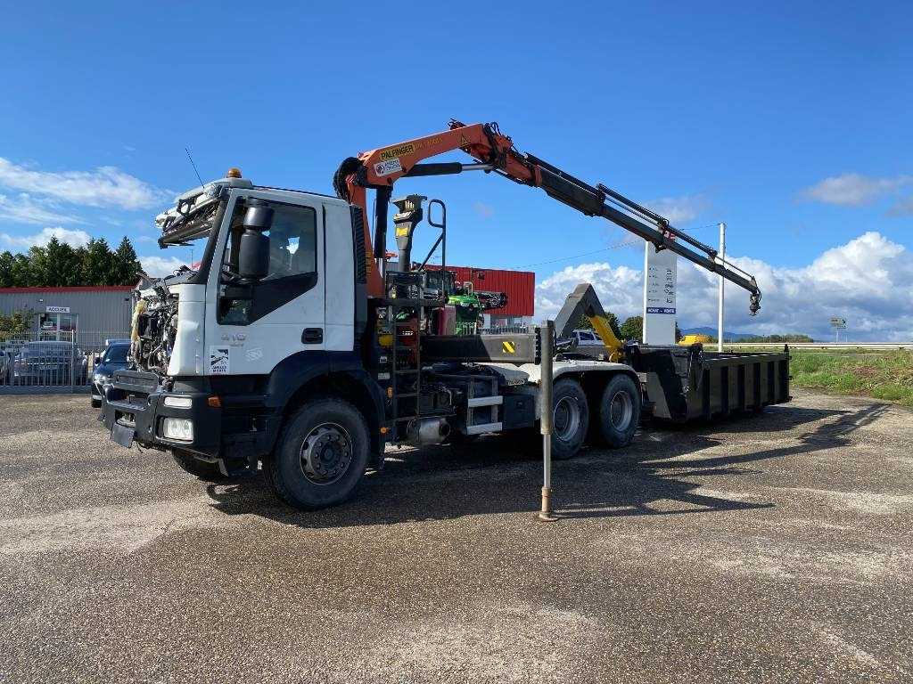 Iveco TRAKKER 410/EEV -PALFINGER PK13001-T18 endommagé - Camion ampliroll: photos 4 Iveco TRAKKER 410/EEV -PALFINGER PK13001-T18 endommagé - Camion ampliroll: photos 4