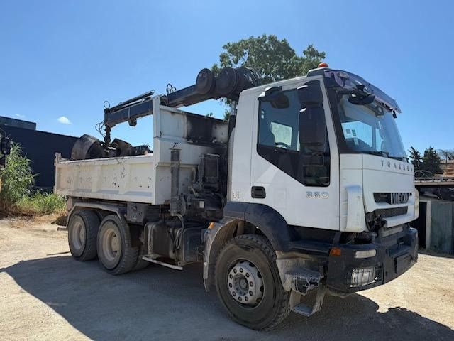 Iveco TRAKKER 360 GRUE HIAB - Camion benne, Camion grue: photos 1 Iveco TRAKKER 360 GRUE HIAB - Camion benne, Camion grue: photos 1