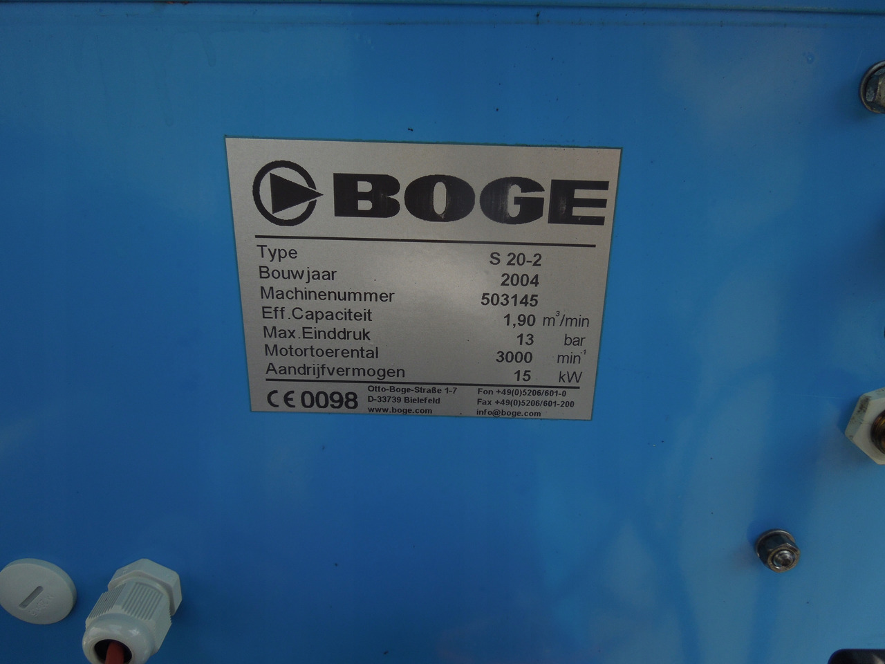 Boge S20-2 - Compresseur d'air: photos 4 Boge S20-2 - Compresseur d'air: photos 4