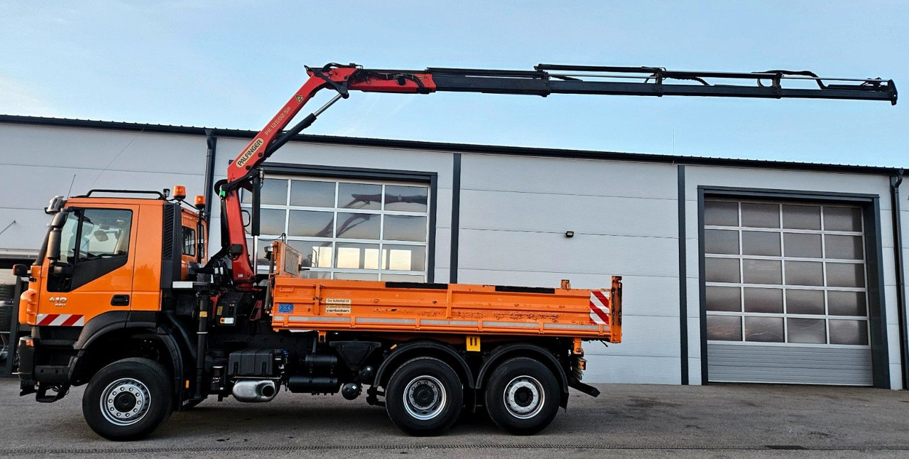 Iveco Trakker 410 6x4-4 EEV Palfinger PK12502 Funk - Camion benne, Camion grue: photos 3 Iveco Trakker 410 6x4-4 EEV Palfinger PK12502 Funk - Camion benne, Camion grue: photos 3