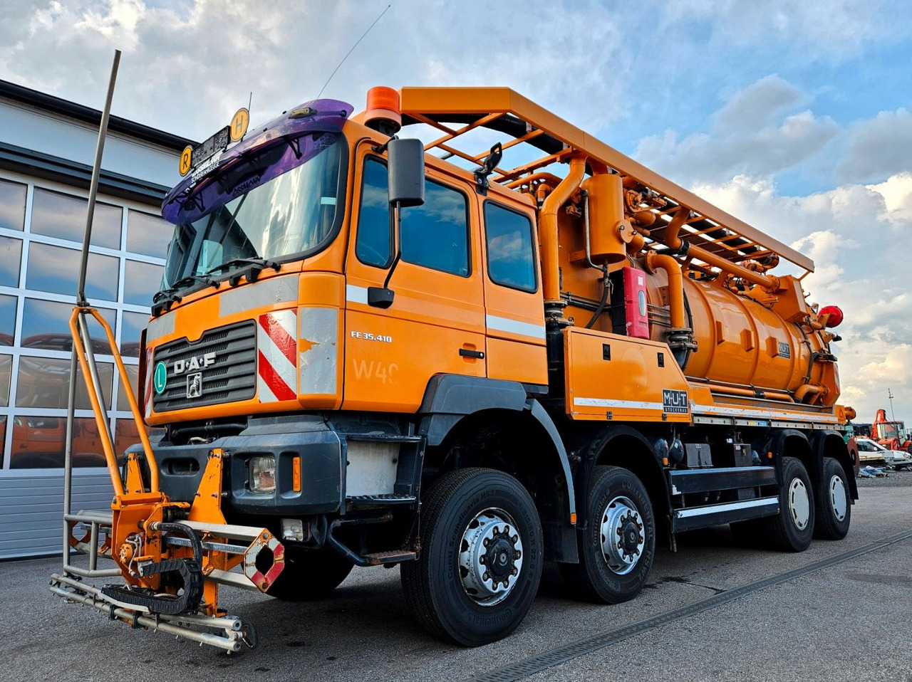 MAN FE35.410 8x6 Assmann Kanalspüler V2A Recycling - Camion vidangeur: photos 1 MAN FE35.410 8x6 Assmann Kanalspüler V2A Recycling - Camion vidangeur: photos 1