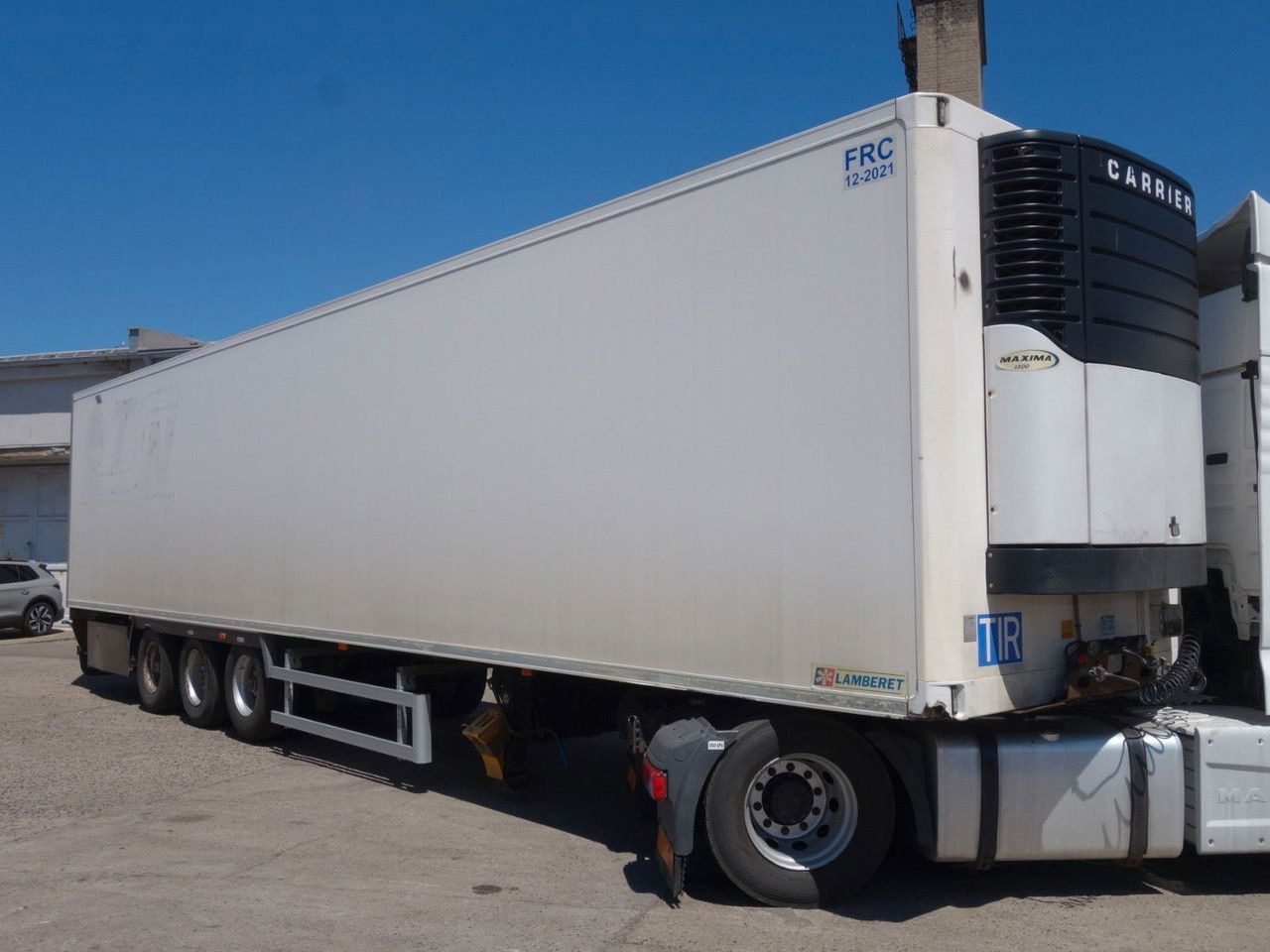 LAMBERET LVF S3 mit Carrier 1300, 2.400 BtS. - Semi-remorque frigorifique: photos 2 LAMBERET LVF S3 mit Carrier 1300, 2.400 BtS. - Semi-remorque frigorifique: photos 2