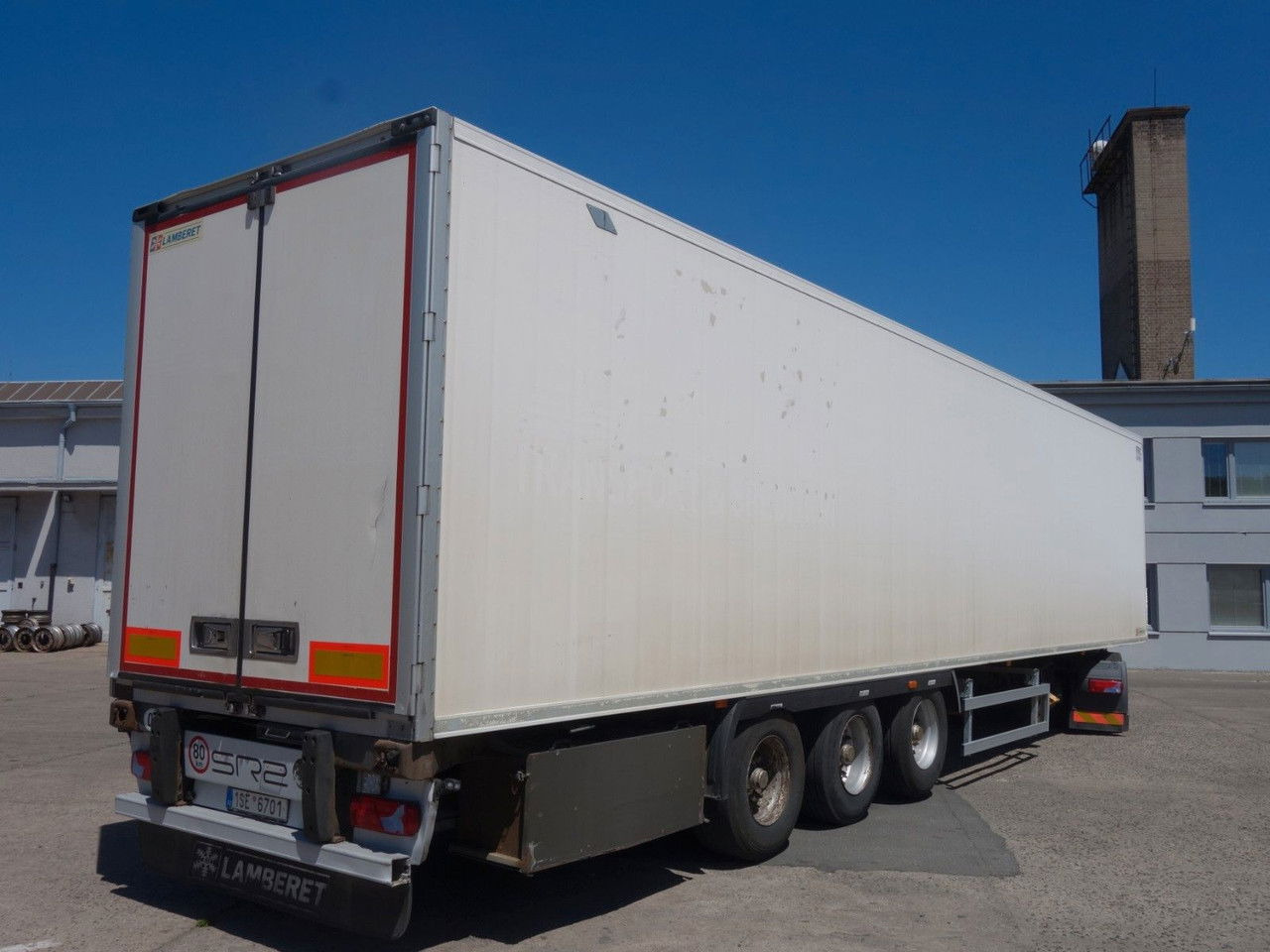 LAMBERET LVF S3 mit Carrier 1300, 2.400 BtS. - Semi-remorque frigorifique: photos 4 LAMBERET LVF S3 mit Carrier 1300, 2.400 BtS. - Semi-remorque frigorifique: photos 4