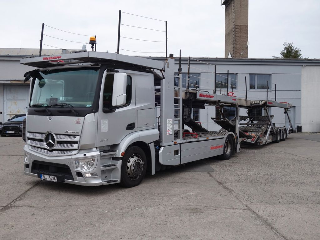 Mercedes-Benz Actros 1843 mit Kässbohrer Metago/Supertrans - Camion porte-voitures: photos 1 Mercedes-Benz Actros 1843 mit Kässbohrer Metago/Supertrans - Camion porte-voitures: photos 1