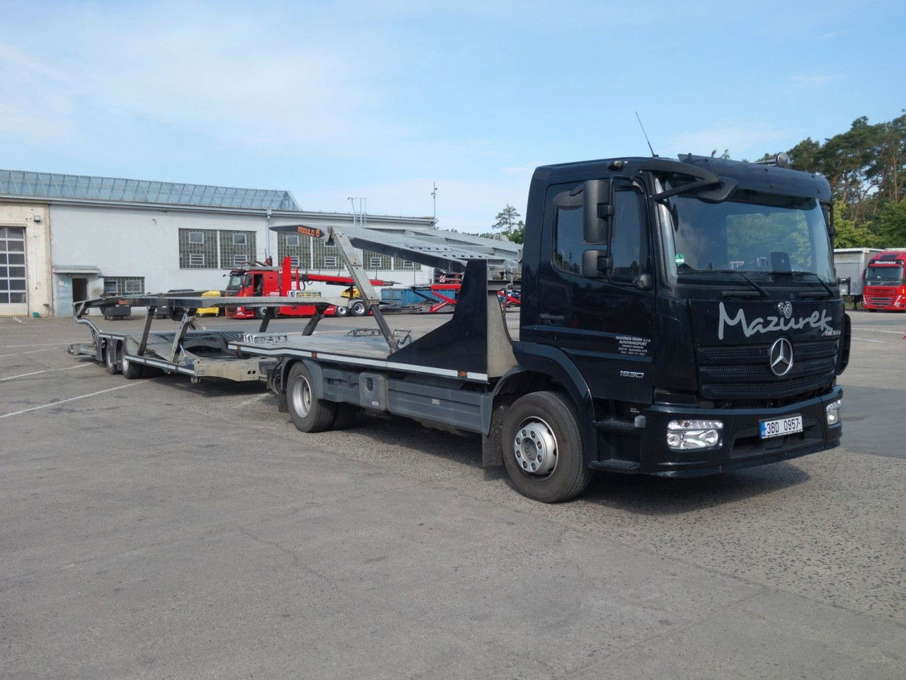 Mercedes-Benz Atego 1530 mit Anhänger für 7 PKW - Camion porte-voitures: photos 2 Mercedes-Benz Atego 1530 mit Anhänger für 7 PKW - Camion porte-voitures: photos 2