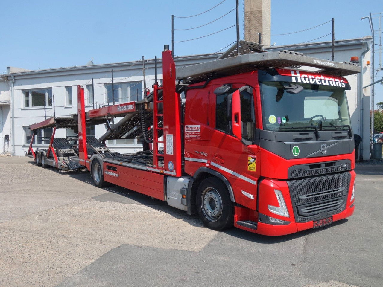 Volvo FM 460 Kässbohrer Vario / Supertrans - Camion porte-voitures: photos 4 Volvo FM 460 Kässbohrer Vario / Supertrans - Camion porte-voitures: photos 4