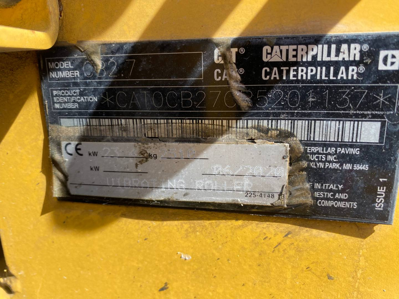 CAT CB2.7LRC — crédit-bail CAT CB2.7LRC: photos 6