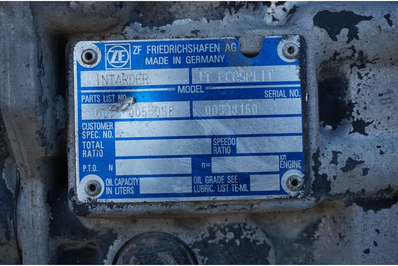 Boîte de vitesse pour Camion ZF 16S1821OD+INT 81.32003.6673: photos 6 Boîte de vitesse pour Camion ZF 16S1821OD+INT 81.32003.6673: photos 6