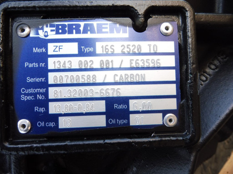 ZF 16S2520TO HGS M10 CARBON - Boîte de vitesse pour Camion: photos 5 ZF 16S2520TO HGS M10 CARBON - Boîte de vitesse pour Camion: photos 5