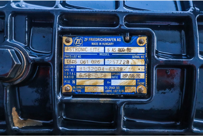 ZF 6AS800TO TGL EURO6 81.32004-6338 - Boîte de vitesse pour Camion: photos 5 ZF 6AS800TO TGL EURO6 81.32004-6338 - Boîte de vitesse pour Camion: photos 5