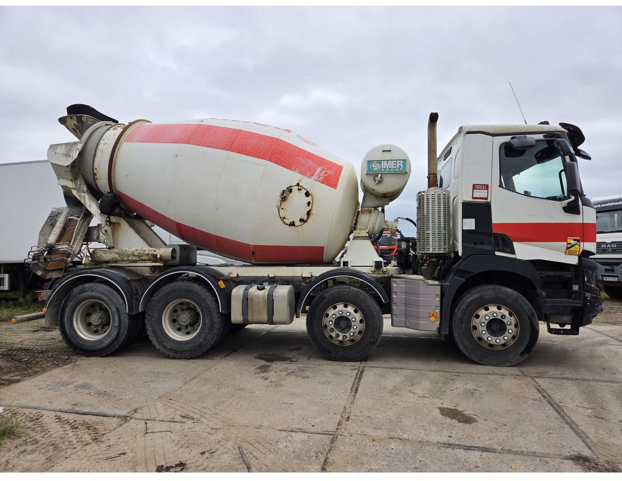 Renault C430 8X4 CONCRETE MIXER MANUAL GEARBOX - Camion malaxeur: photos 4 Renault C430 8X4 CONCRETE MIXER MANUAL GEARBOX - Camion malaxeur: photos 4