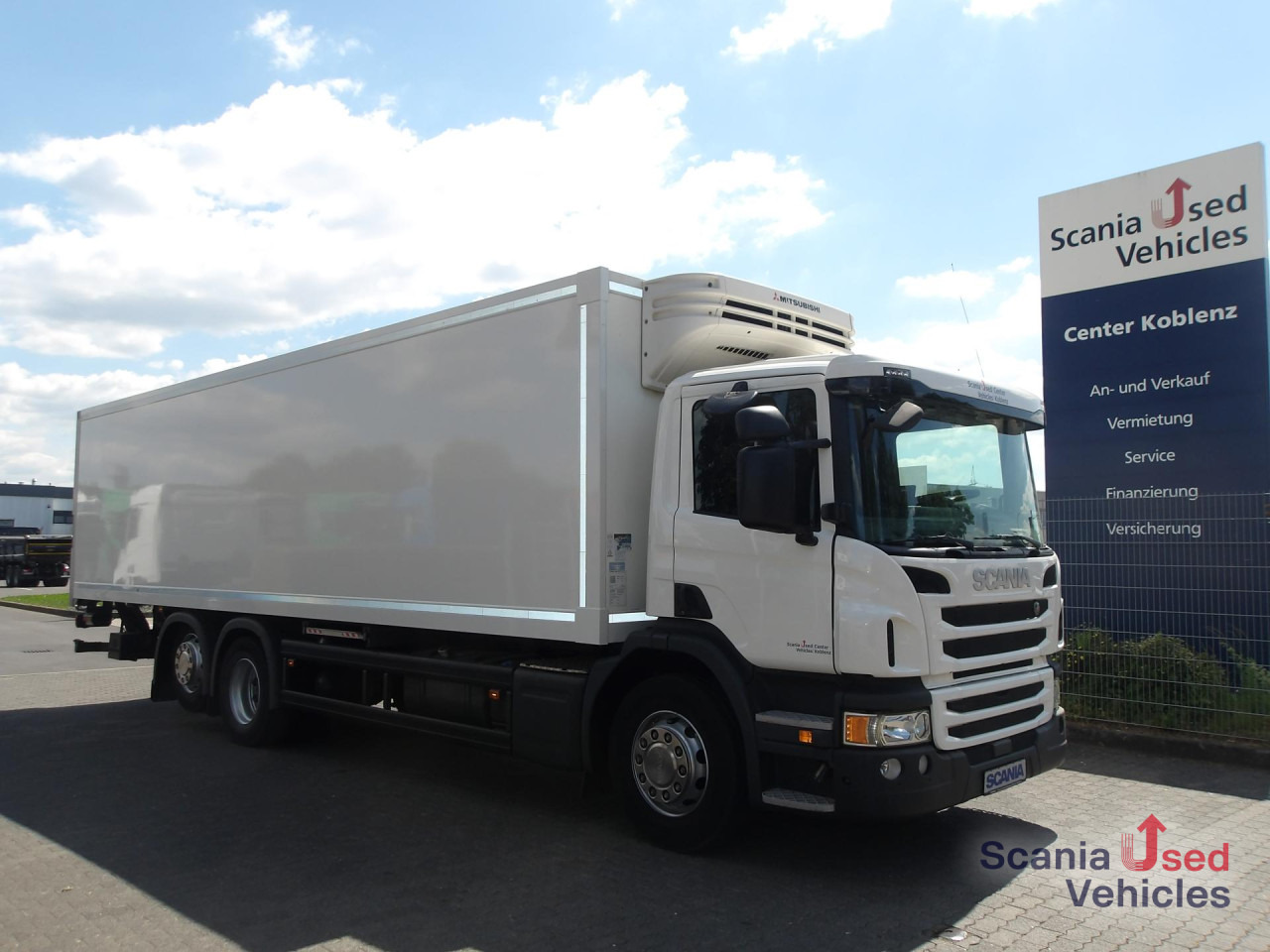 SCANIA P280 - 6x2*4 - KÜHLKOFFER 9m - MITSUBISHI - Camion frigorifique: photos 1 SCANIA P280 - 6x2*4 - KÜHLKOFFER 9m - MITSUBISHI - Camion frigorifique: photos 1