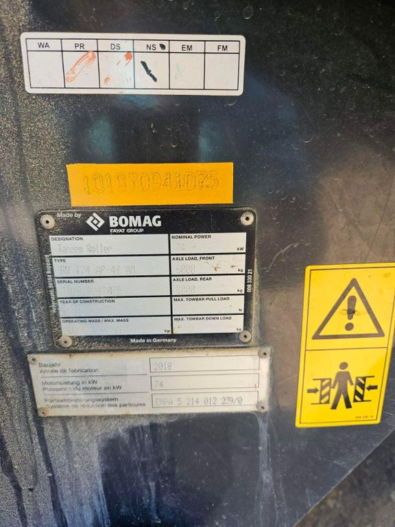 Rouleau compresseur BOMAG BW 174 AP-4F AM, Tandem Roller: photos 6