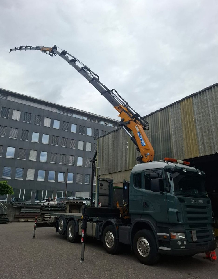 Scania R500 V8 8x2, E5, Effer 585 + Flyjib - Camion grue: photos 1 Scania R500 V8 8x2, E5, Effer 585 + Flyjib - Camion grue: photos 1
