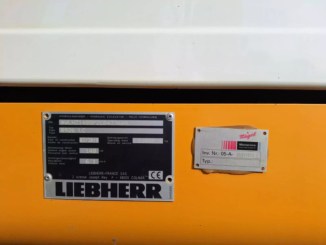 Pelle sur chenille 2019 Liebherr R 926 LC MU: photos 13