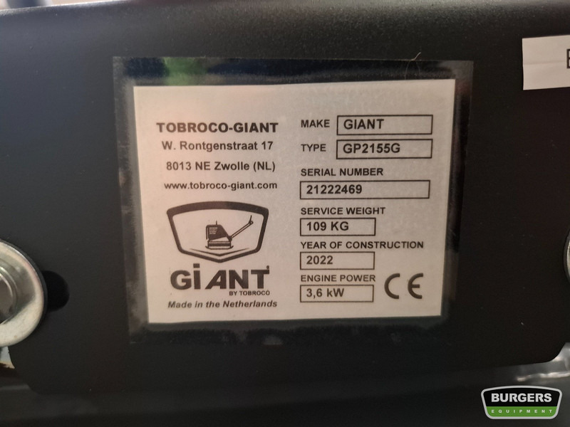 Giant GP2155G Trilplaat NIEUW - Plaque vibrante: photos 4 Giant GP2155G Trilplaat NIEUW - Plaque vibrante: photos 4