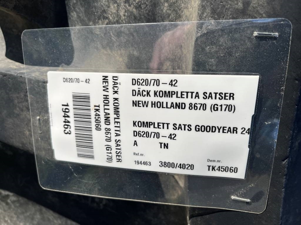 Goodyear 620/70R42 till New Holland / Ford 8670 - Pneu pour Machine agricole: photos 2 Goodyear 620/70R42 till New Holland / Ford 8670 - Pneu pour Machine agricole: photos 2