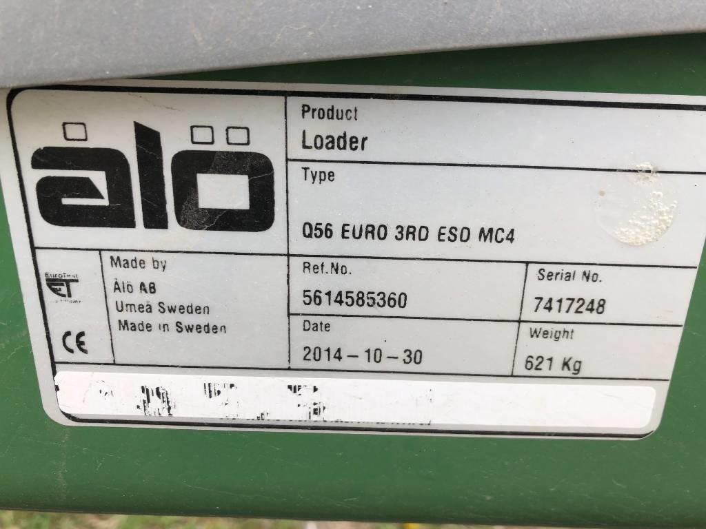 Reservdelar / Parts till Ålö / Trima Quicke Q56 - Chargeur frontal pour tracteur: photos 2 Reservdelar / Parts till Ålö / Trima Quicke Q56 - Chargeur frontal pour tracteur: photos 2