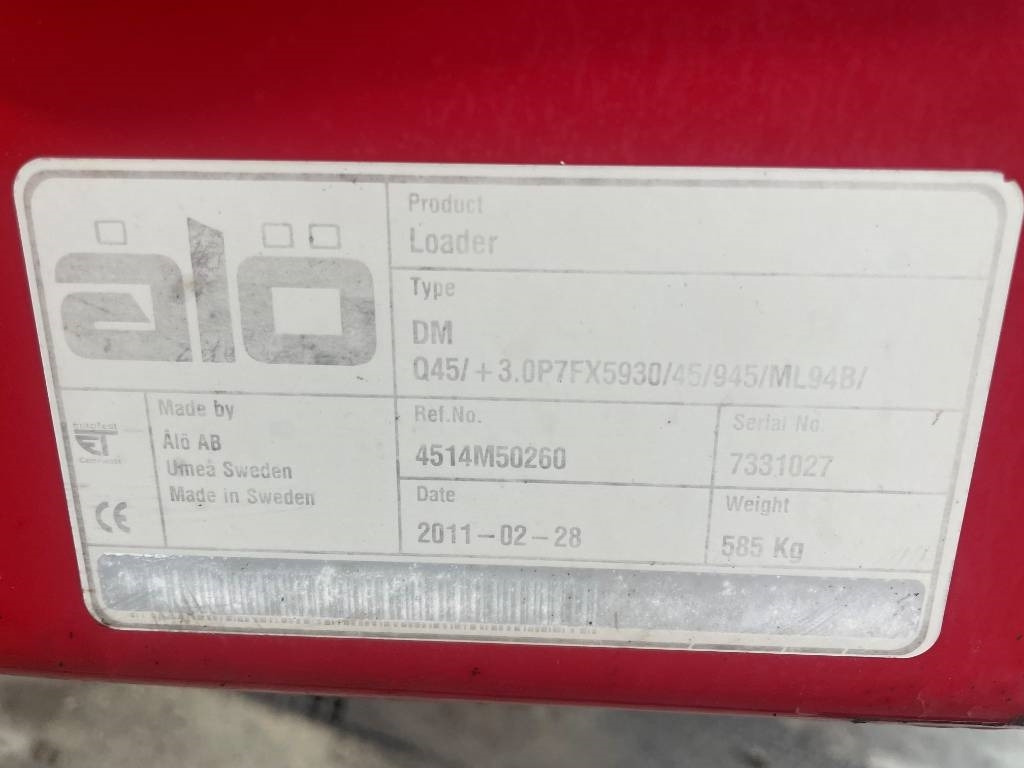 Reservdelar / Parts till Trima +3.0 P - Chargeur frontal pour tracteur: photos 3 Reservdelar / Parts till Trima +3.0 P - Chargeur frontal pour tracteur: photos 3