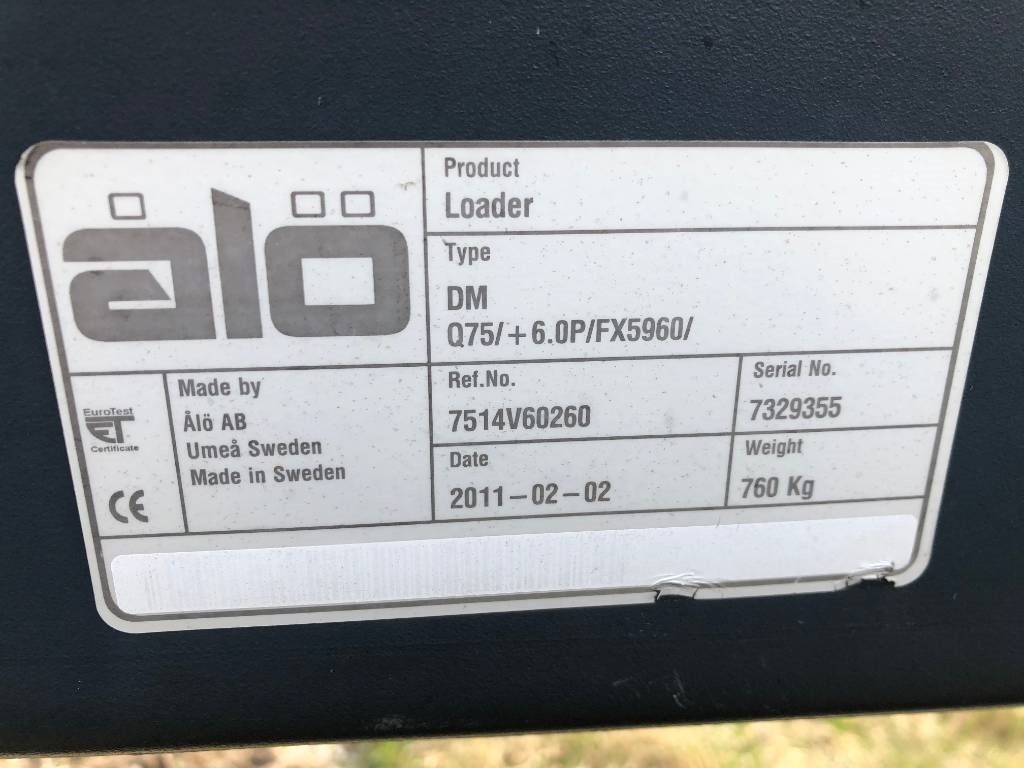 Reservdelar till Ålö / Trima Q75 Quicke - Chargeur frontal pour tracteur: photos 3 Reservdelar till Ålö / Trima Q75 Quicke - Chargeur frontal pour tracteur: photos 3