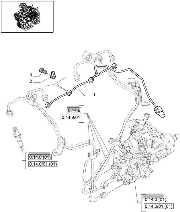 New Holland T6010 Rurka 2853955 - Moteur et pièces pour Tracteur agricole: photos 1 New Holland T6010 Rurka 2853955 - Moteur et pièces pour Tracteur agricole: photos 1