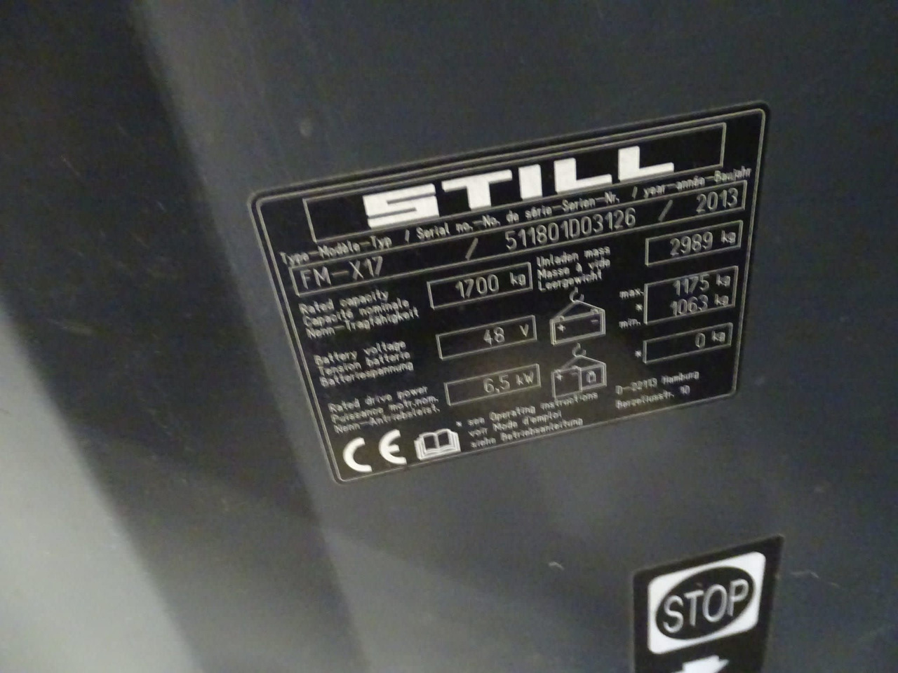 STILL FM-X17 - Chariot à mât rétractable: photos 5 STILL FM-X17 - Chariot à mât rétractable: photos 5