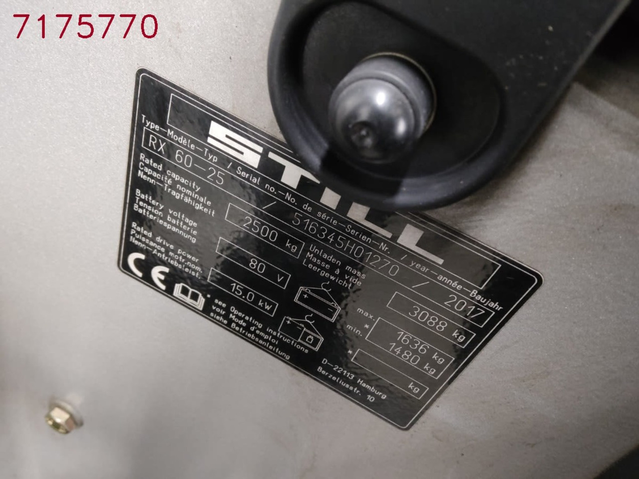 STILL RX60-25 - Chariot élévateur électrique: photos 5 STILL RX60-25 - Chariot élévateur électrique: photos 5