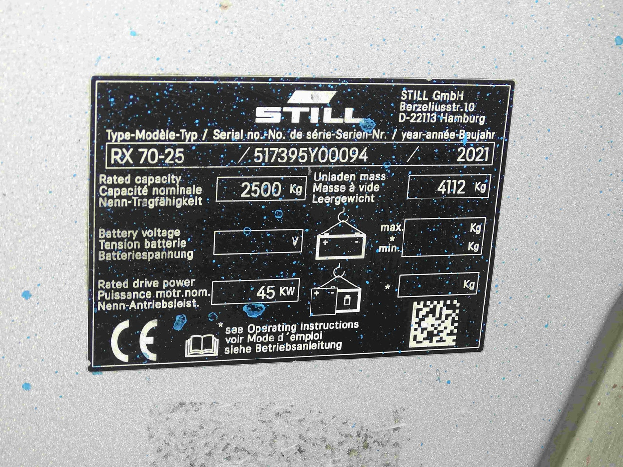 STILL RX70-25 - Chariot élévateur diesel: photos 5 STILL RX70-25 - Chariot élévateur diesel: photos 5