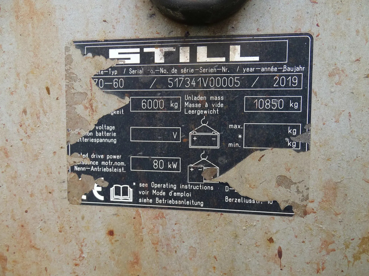 STILL RX70-60 - Chariot élévateur diesel: photos 5 STILL RX70-60 - Chariot élévateur diesel: photos 5