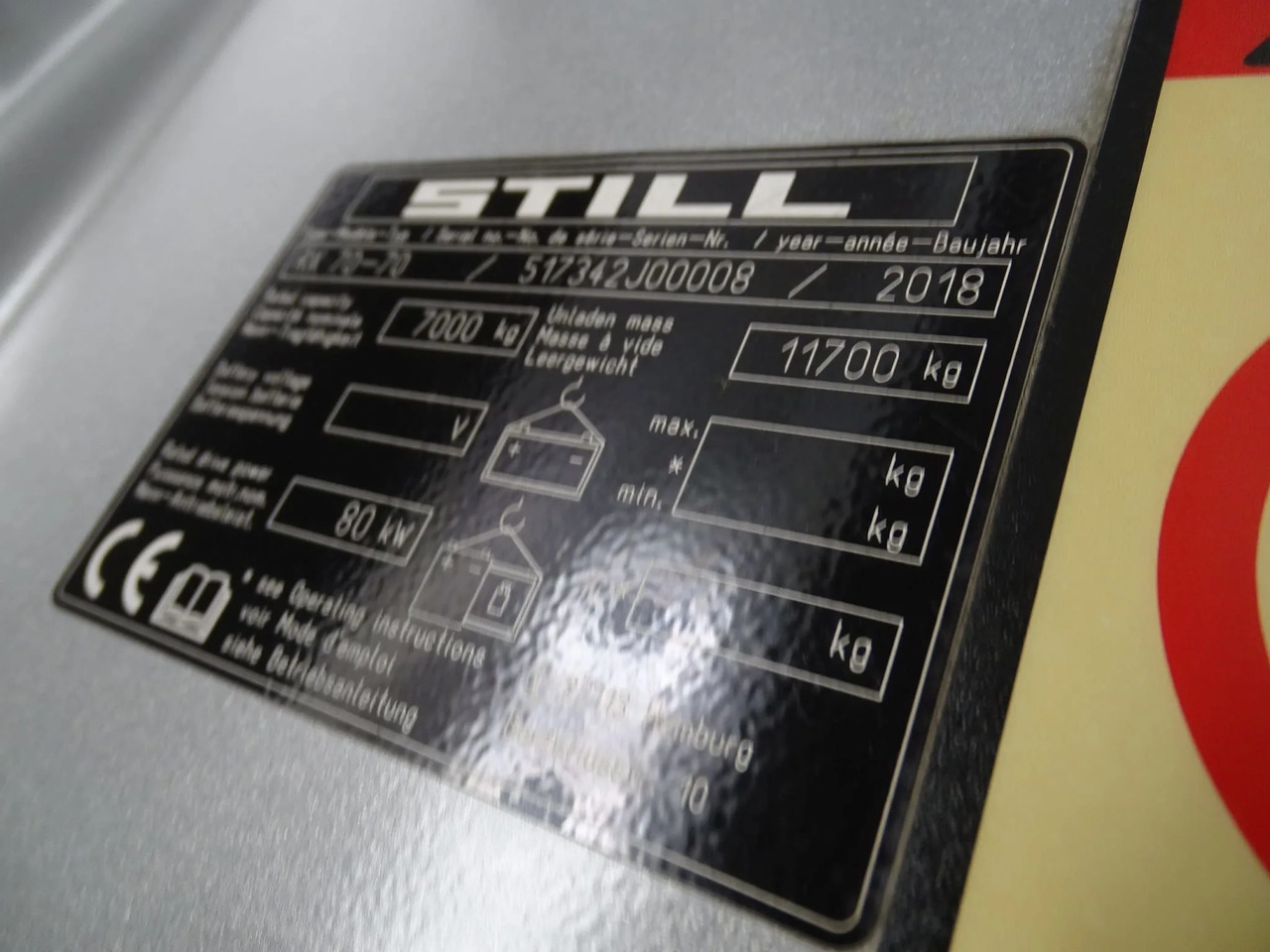 STILL RX70-70 - Chariot élévateur diesel: photos 5 STILL RX70-70 - Chariot élévateur diesel: photos 5