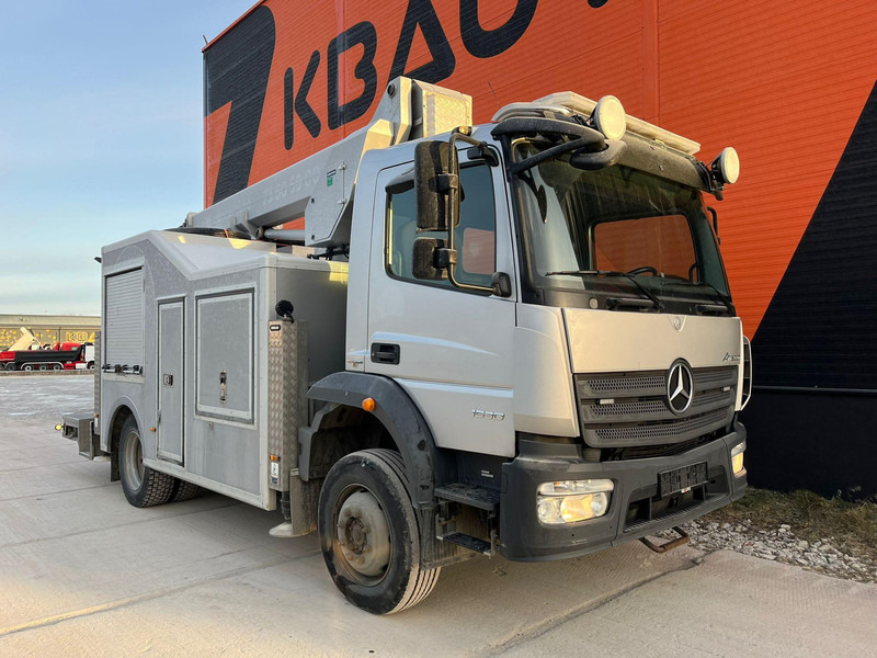 Mercedes-Benz Atego 1530 4x4 WORKING HEIGHT 23 m / 4X4 / FULL STEEL - Camion, Camion grue: photos 4 Mercedes-Benz Atego 1530 4x4 WORKING HEIGHT 23 m / 4X4 / FULL STEEL - Camion, Camion grue: photos 4