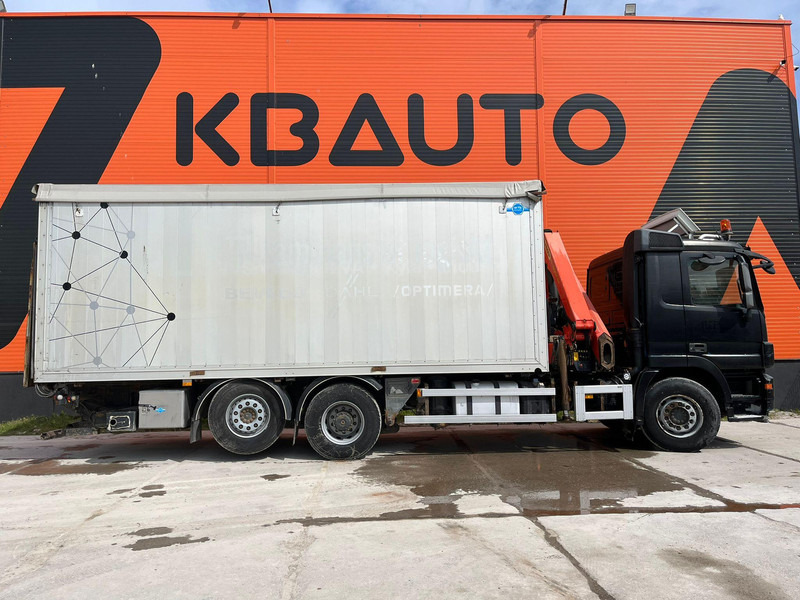 Mercedes-Benz Actros 2536 6x2*4 PK18002 / BOX L=6965 mm - Camion plateau, Camion grue: photos 4 Mercedes-Benz Actros 2536 6x2*4 PK18002 / BOX L=6965 mm - Camion plateau, Camion grue: photos 4