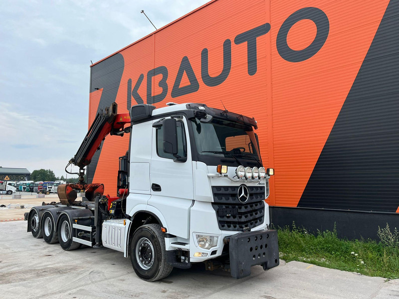 Mercedes-Benz Arocs 3242 8x4 PK22002 / RETARDER / SNOW PLOW EQUIPMENT / GRAPPLE - Camion ampliroll, Camion grue: photos 4 Mercedes-Benz Arocs 3242 8x4 PK22002 / RETARDER / SNOW PLOW EQUIPMENT / GRAPPLE - Camion ampliroll, Camion grue: photos 4