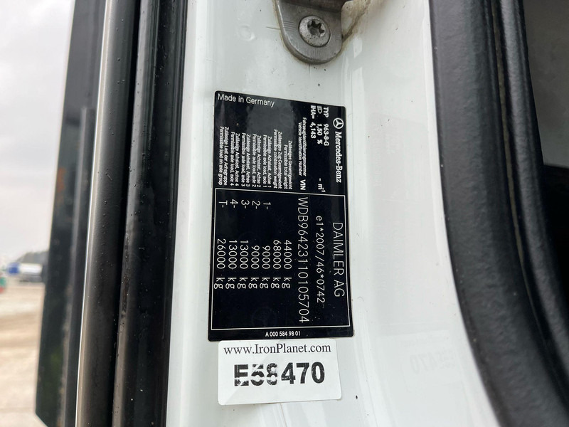 Camion benne Mercedes-Benz Arocs 4151 8x4 BORDMATIC / FULL STEEL / DRUM BRAKES / BOX L=6140 mm: photos 17
