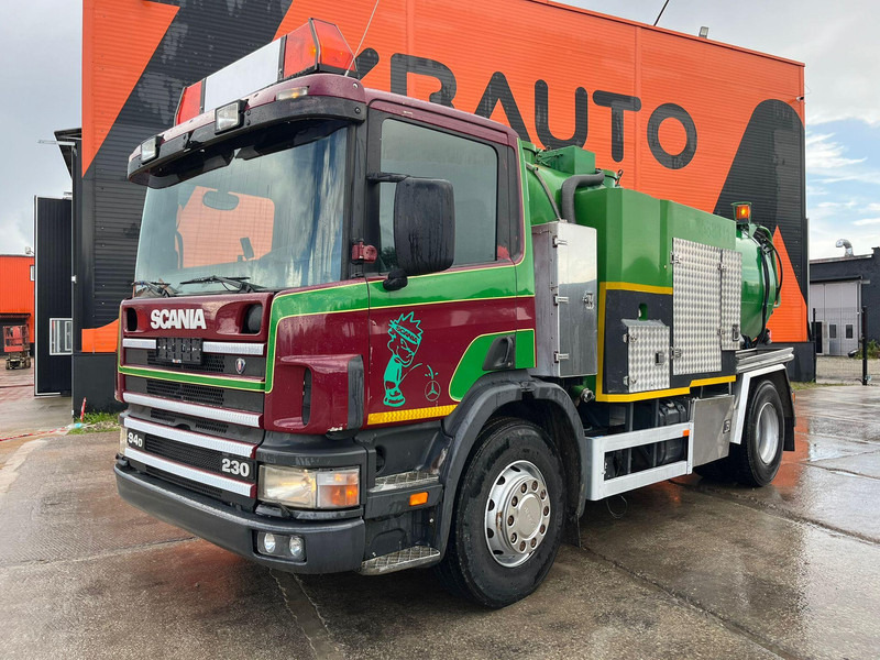 Scania P 94 4x2 TANK 9000 I + 1200 l / VACUUM Jurop PR150 / PRESSURE Pratissoli 150 bar / 102 l/min - Camion vidangeur: photos 2 Scania P 94 4x2 TANK 9000 I + 1200 l / VACUUM Jurop PR150 / PRESSURE Pratissoli 150 bar / 102 l/min - Camion vidangeur: photos 2