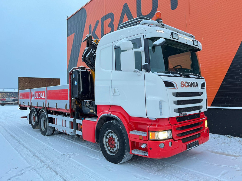 Scania R 500 6x2*4 EFFER 255/6S / PLATFORM L=6620 mm - Camion plateau, Camion grue: photos 4 Scania R 500 6x2*4 EFFER 255/6S / PLATFORM L=6620 mm - Camion plateau, Camion grue: photos 4