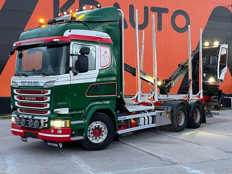 Scania R 580 6x4 LOGLIFT F96S79 / RETARDER - Camion grumier, Camion grue: photos 2 Scania R 580 6x4 LOGLIFT F96S79 / RETARDER - Camion grumier, Camion grue: photos 2