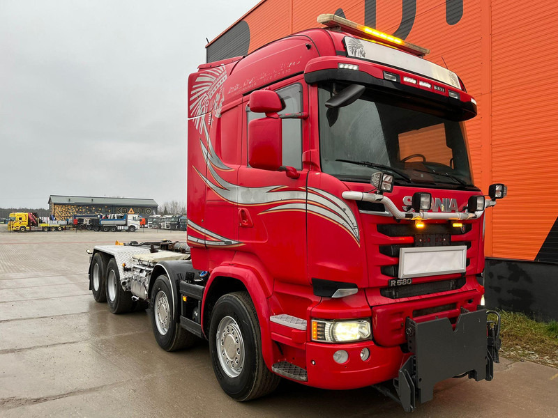 Scania R 580 8x4 PALFINGER / L=5600 mm / RETARDER - Camion ampliroll: photos 3 Scania R 580 8x4 PALFINGER / L=5600 mm / RETARDER - Camion ampliroll: photos 3